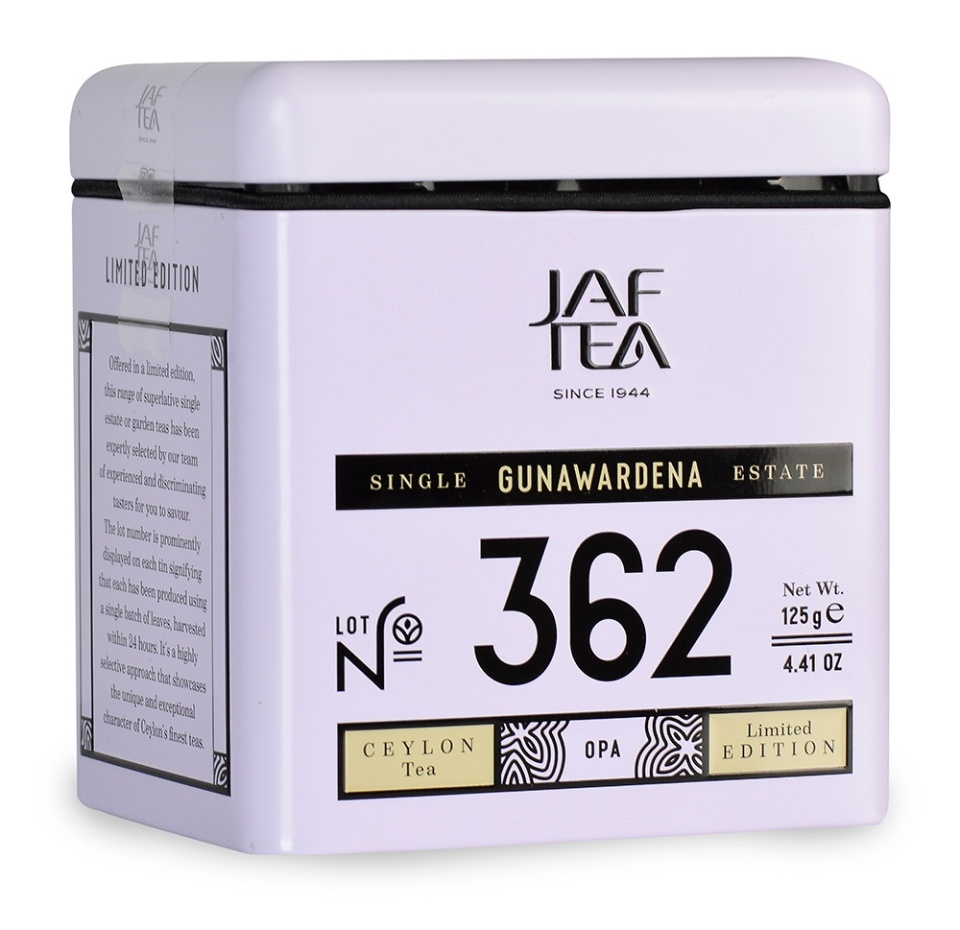 

Чай чёрный Jaf Tea Gunawardena № 362 листовой, 125 г, Шри-Ланка