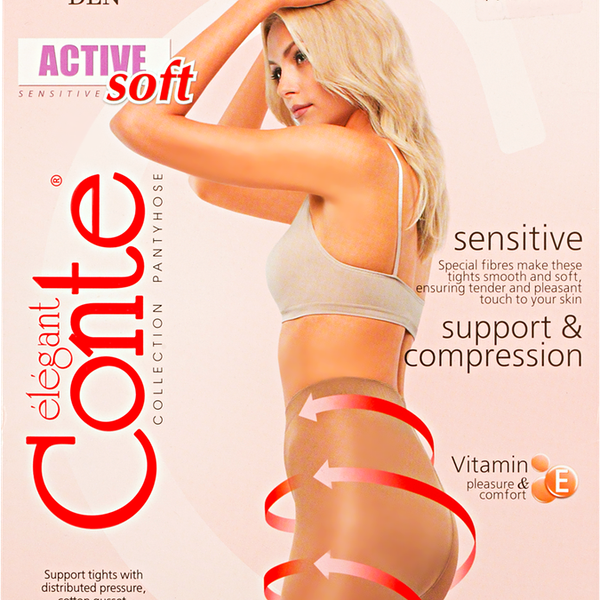 Колготки женские CONTE Active 20 den bronz 4