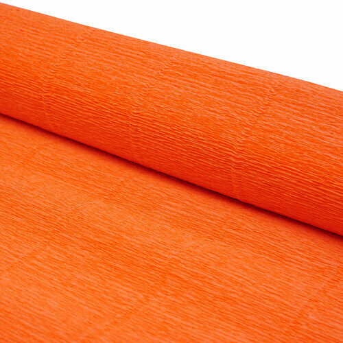 87500357 Бумага гофрированная простая, 180гр 581 оранжевая