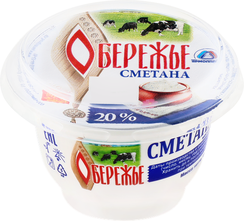 

Сметана Ярмолпрод 20% без змж 180 г