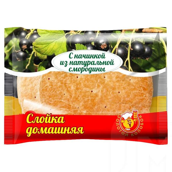 Слойка Вязниковский Х Домашняя с черной смородиной 85г