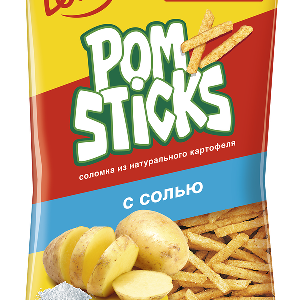 Чипсы картофельные Lorenz Pomsticks соломкой с солью, 100г