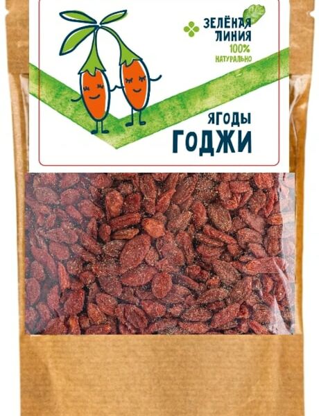 Ягоды годжи Зеленая линия сушеные 100г