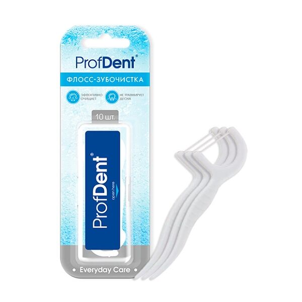 Флосс-зубочистка ProfDent 10 шт
