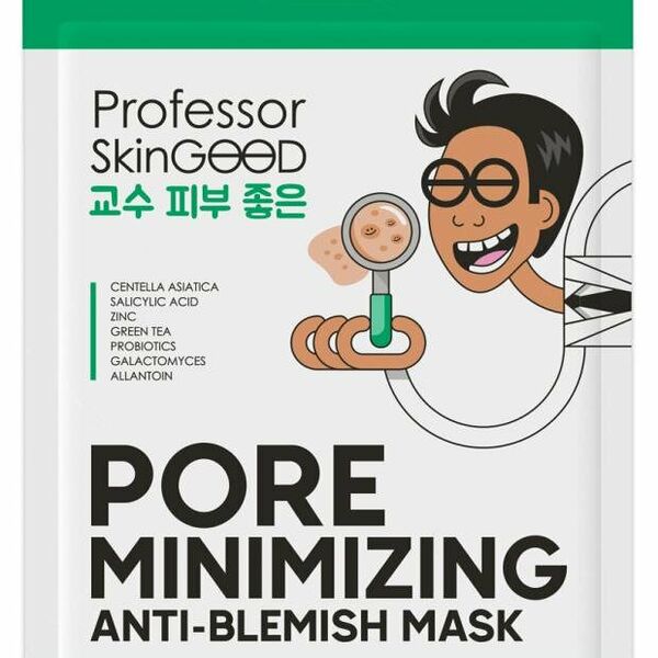 Маска для лица Professor Skingood Pore Minimizing Anti-blemish Mask Восстановление и укрепление иммунитета кожи