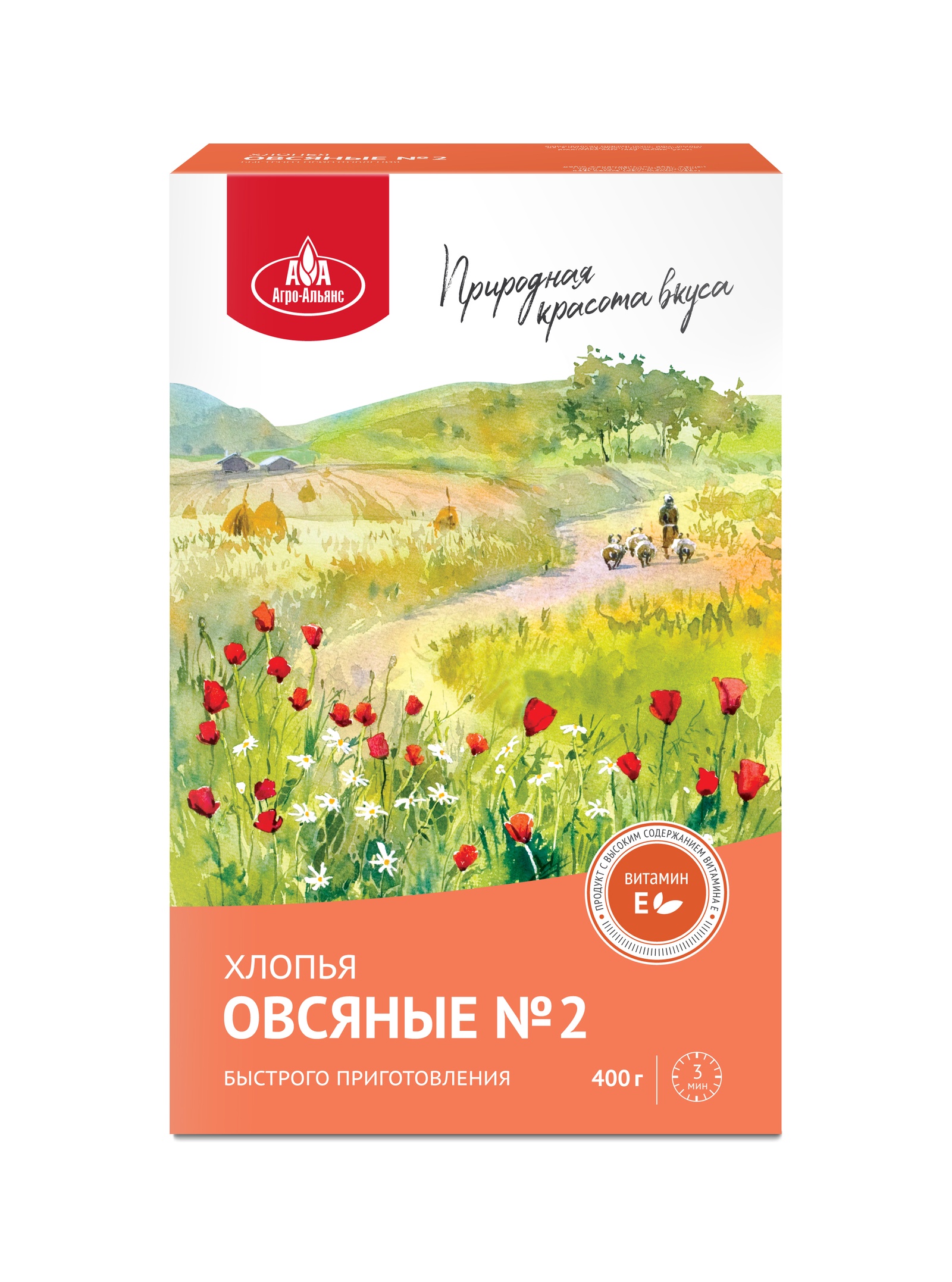 

Хлопья овсяные Агро-Альянс №2 400 г