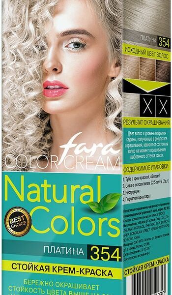 Крем-краска для волос Fara Natural Colors 354 Платина
