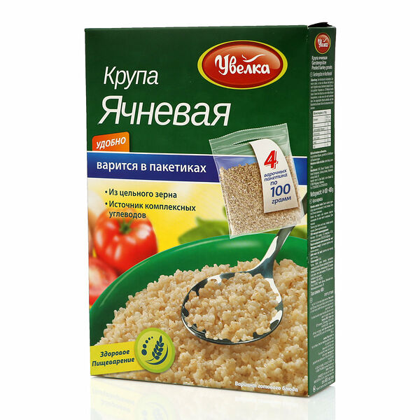Крупа ячневая (в пакетах для варки) ТМ Увелка