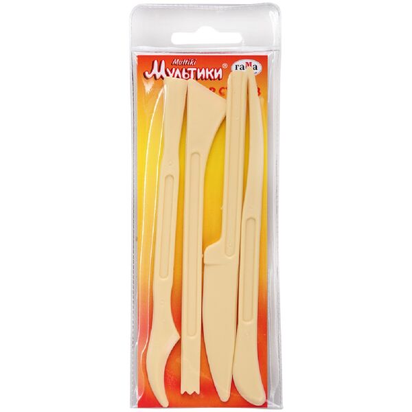 Набор пластмассовых стеков Мультики наб (уп. 4 шт) Гамма