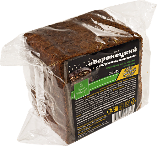 Хлеб Родные Просторы Воронецкий с подсолнечником в нарезке