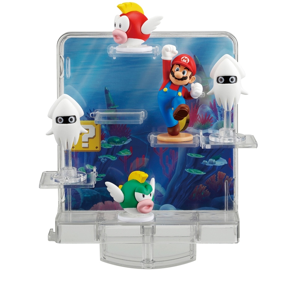 

Настольная игра Epoch Games Nintendo Супер Марио "Платформы Плюс "Уровень под водой" 4+, Япония