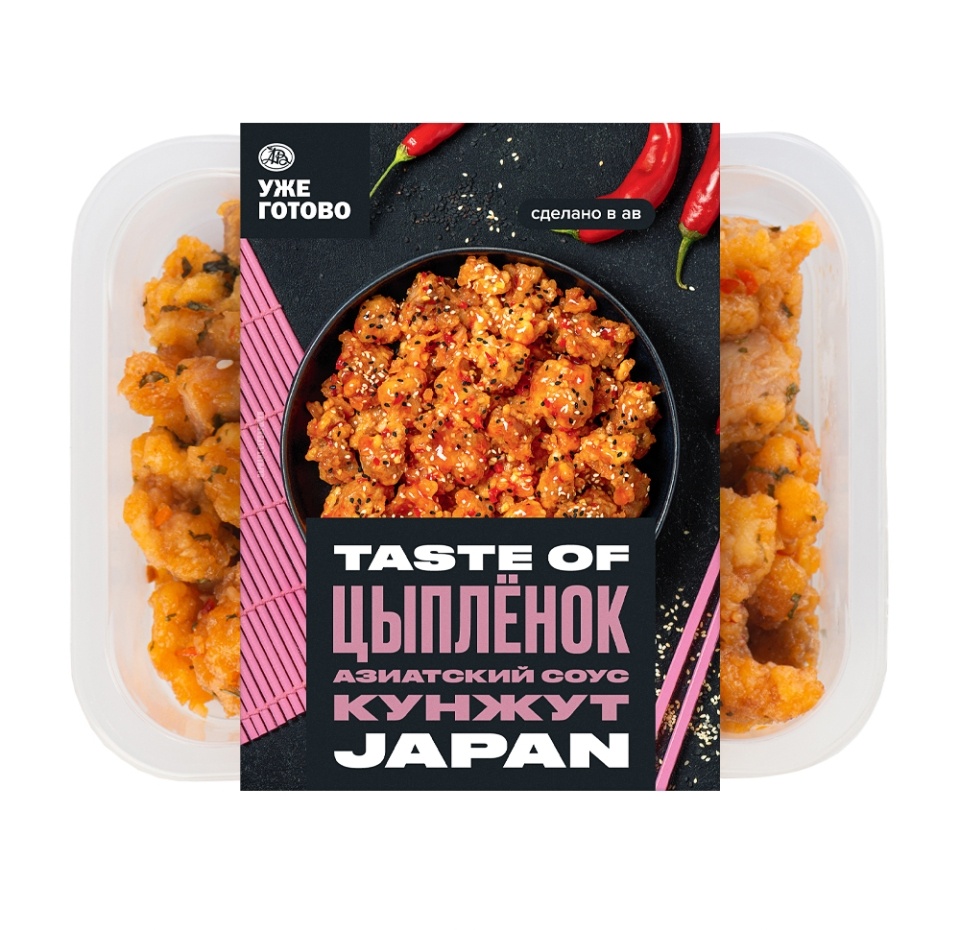 

Цыпленок жареный в азиатском соусе с кунжутом, 300 г