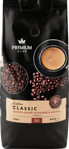 

Кофе зерновой Premium Club Classic 1 кг