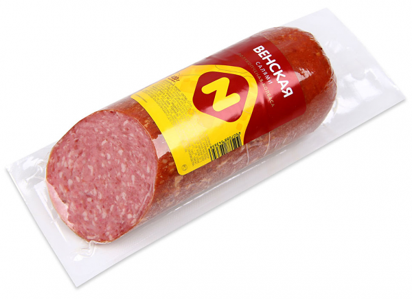 Колбаса полукопченая Останкино Салями Венская 420г