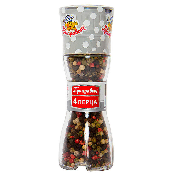 Приправа Приправыч 4 перца с мельницей 43г