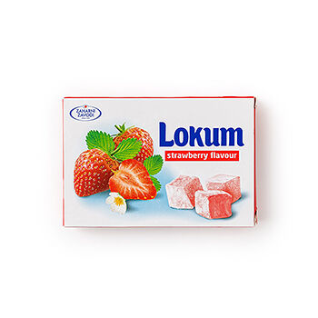 Лукум Zaharni zavodi со вкусом клубники 140г, Болгария