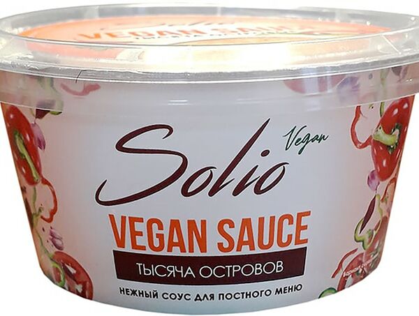 Соус Solio Тысяча островов на основе растительных масел 25% 160г