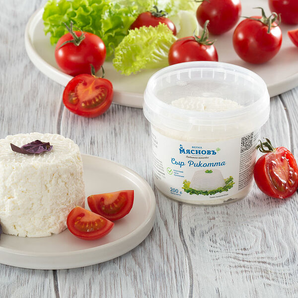 Сыр Рикотта 27% МясновЪ Ферма