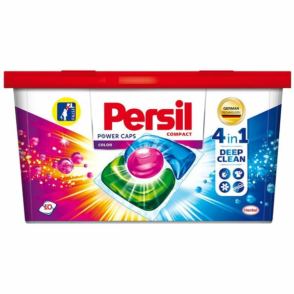 Капсулы для стирки Persil Power Caps Color для цветного, 10шт