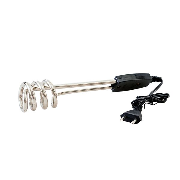 Кипятильник, 26 см, 1 кВт, 220В, длина кабеля 85 см, металл, пластик