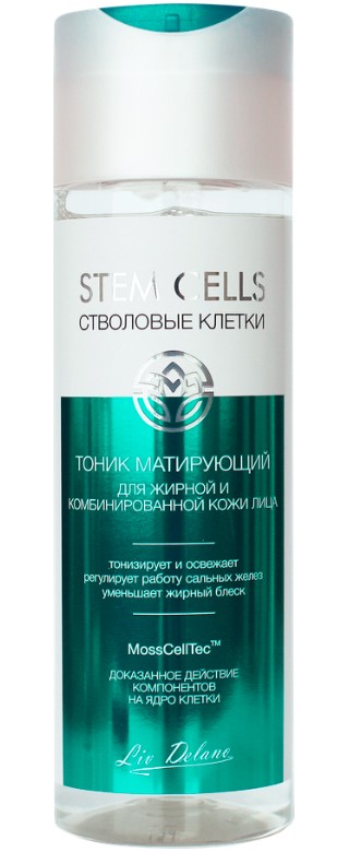 

Тоник для лица Liv Delano Stem Cells матирующий, для жирной и комбинированной кожи 200 мл
