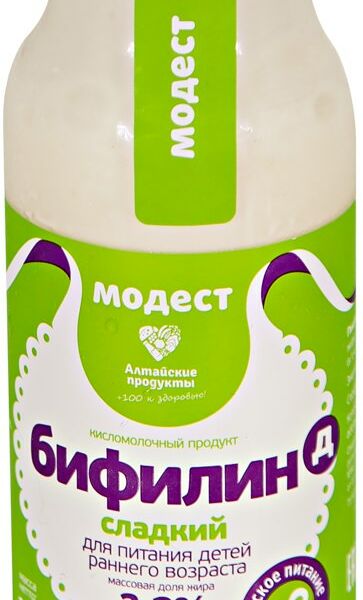 Бифилин-Д Модест сладкий с 8 месяцев 3.2%
