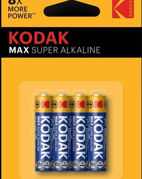 Батарейка kodak ааа макс супкр lr03-4 bl алкалин