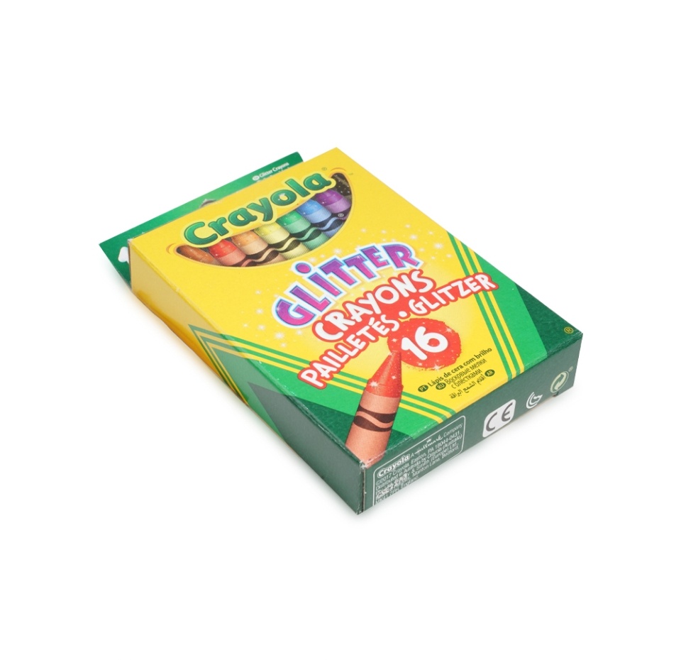 

Мелки восковые Crayola с блестками 16 шт