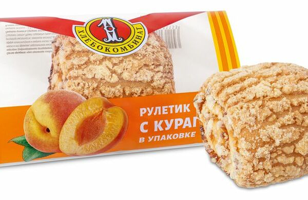 Рулетик Первый хлебокомбинат с курагой