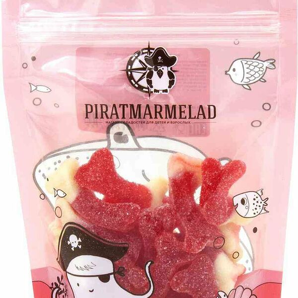 Мармелад жевательный Piratmarmelad Косточки Фруктовый вкус