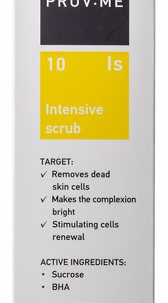 Скраб с BHA PRUV:ME Is 10 Intensive Scrub для интенсивного очищения лица, 75 мл