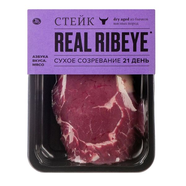Стейк Рибай из говядины влажного созревания Симментал Наша Ферма ООО Городской cупермаркет Россия