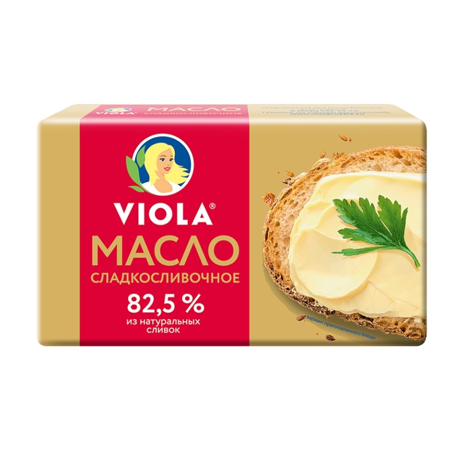 

Масло Viola сладко-сливочное 82.5% 150 г