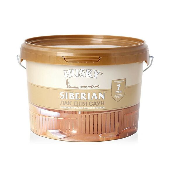 Лак для саун HUSKY Siberian, 2,5 л