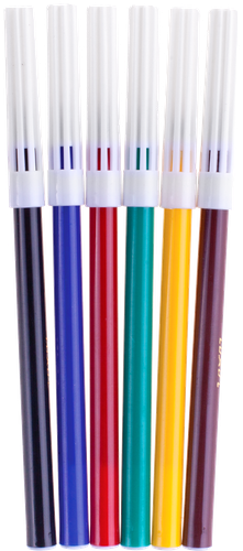 

Фломастеры LUXOR 0,8мм, 6шт