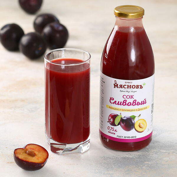 Сок сливовый с мякотью МясновЪ Буфет