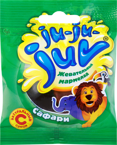 

Мармелад жевательный JU-JU-JUV Сафари, 25г