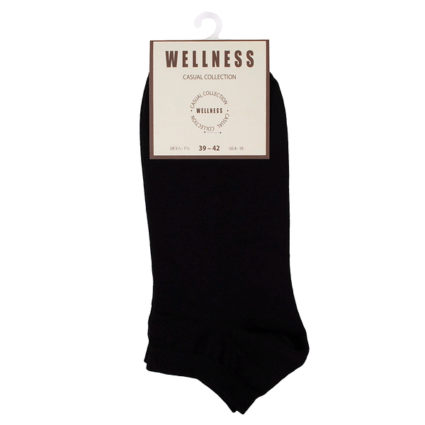 Носки WELLNESS CASUAL цвет черный/1540 размер 39-42 WELLNESS Россия