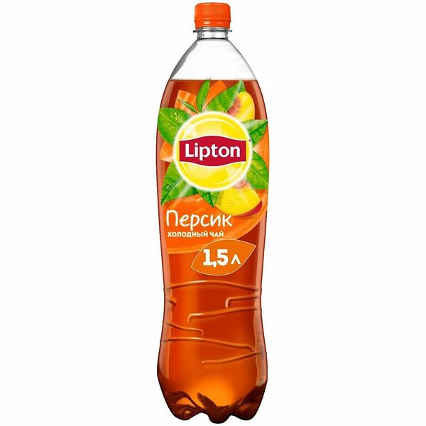 Холодный чай Lipton Персик, 1.5л