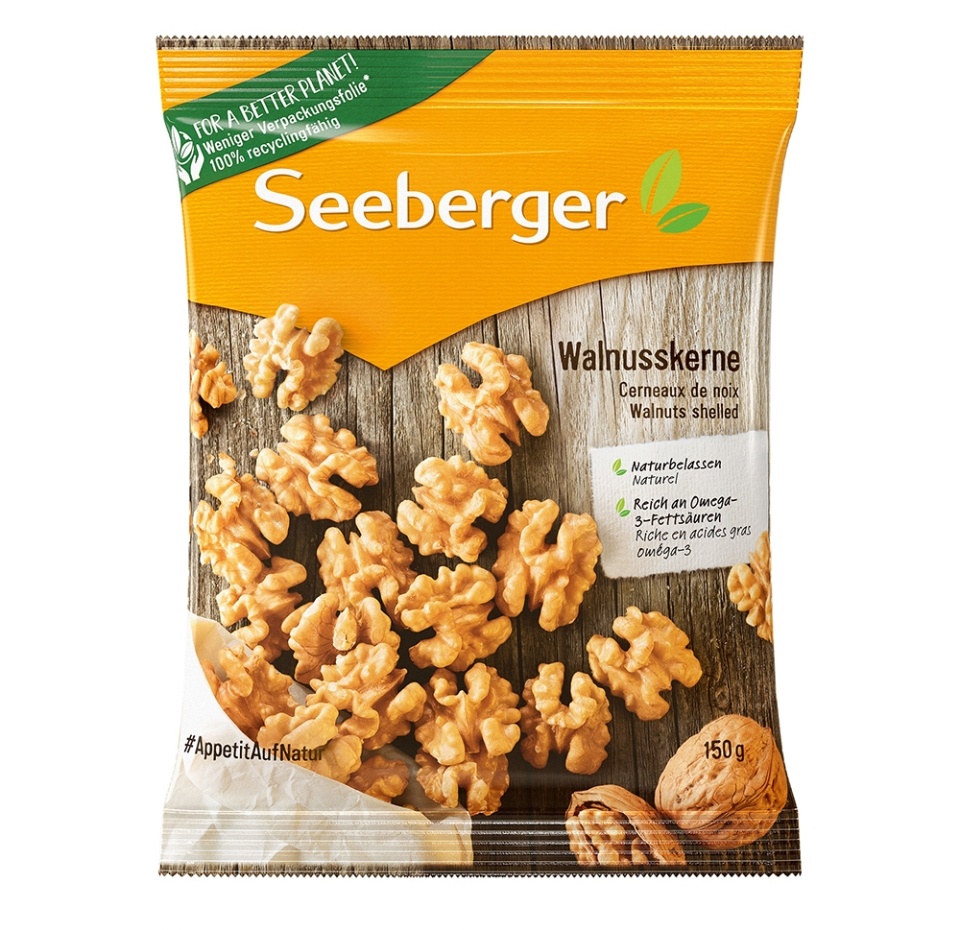 

Грецкий орех Seeberger 150 г