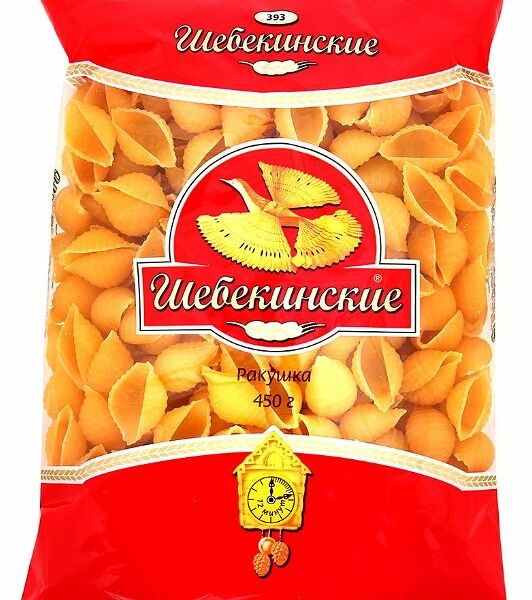 Макаронные изделия Ракушки Шебекинские