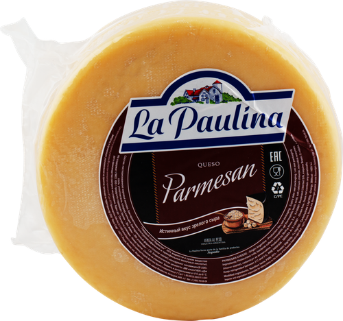 

Сыр La Paulina Пармезан 45% без змж вес