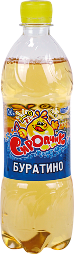

Напиток СИРОПЧИК Буратино сильногазированный 600мл