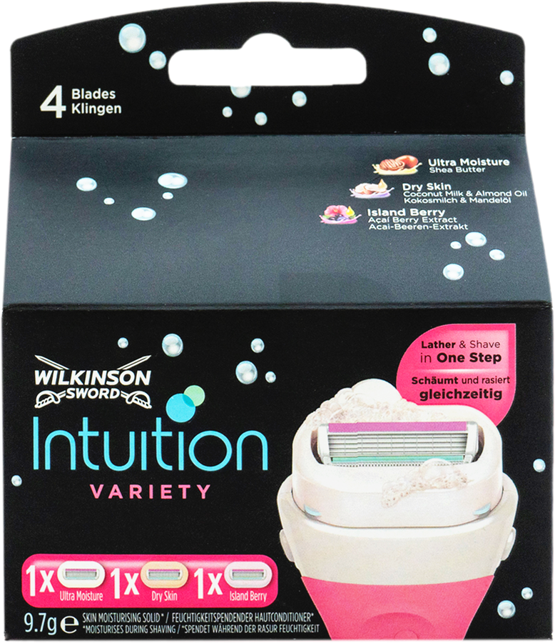 

Картриджи сменные для бритвы женские WILKINSON SWORD Intuition Summer Variety, 3шт