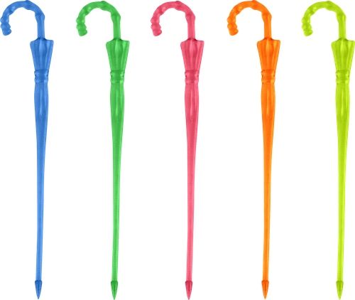 

Шпажки для канапе МУЛЬТИДОМ Зонтики h=9см, Арт. МТ76-71, 20шт