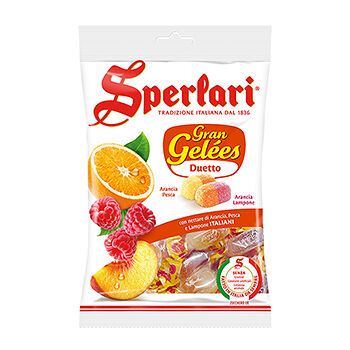 Мармелад Sperlari желейно-фруктовый Bi-flavored 175г, Италия