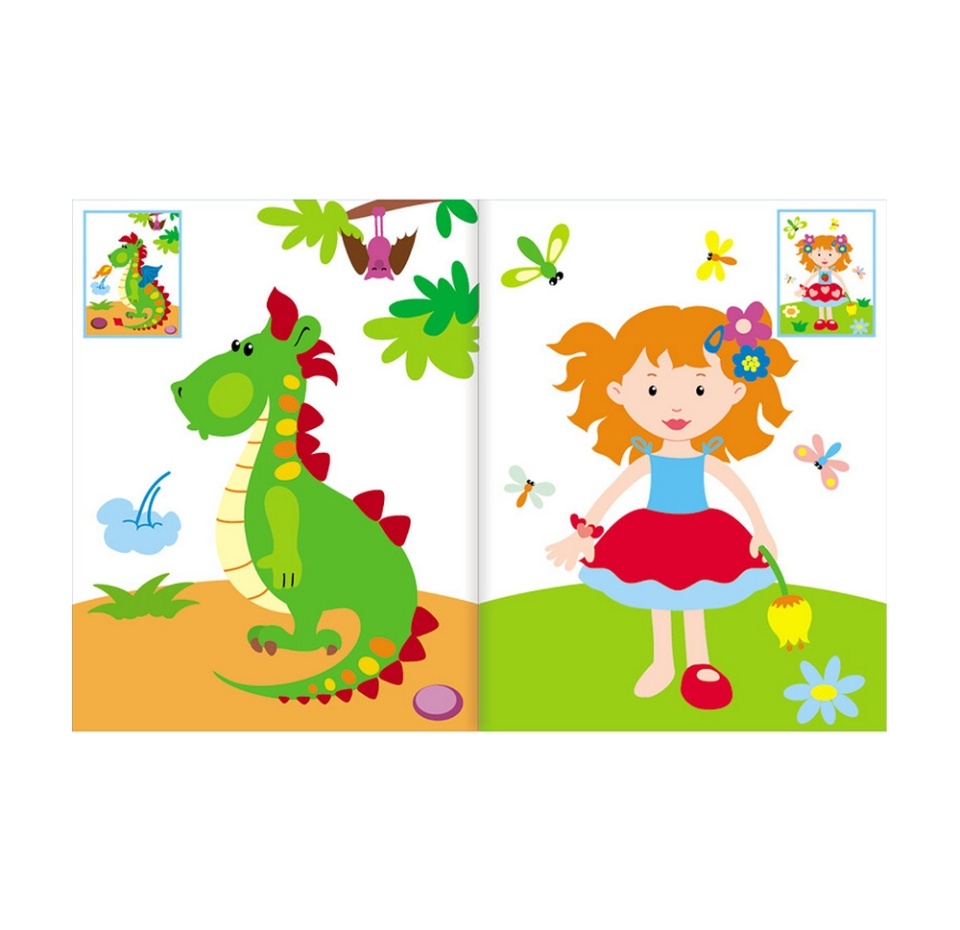 

Книга "Чудесные наклейки: Найди различия"