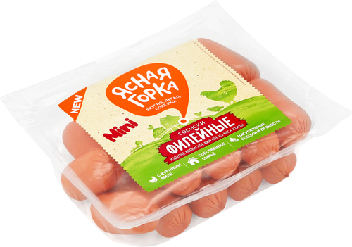 

Сосиски ЯСНАЯ ГОРКА Филейные mini из мяса птицы, 420г