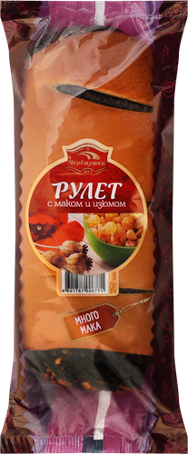 

Рулет Черёмушки с маком и изюмом 300 г