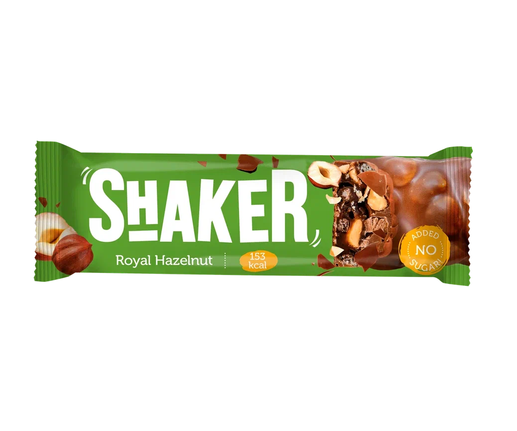 

Батончик протеиновый FitnesShock Shaker глазированный Фундук 35 г